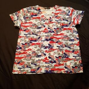 Lot of 3 Cassandra O scrub tops